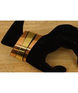 Vintage Hand Crafted Estate Jewelry Solid Copper Cuff Bracelet Mid Centu... - £35.19 GBP
