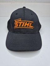 Stihl Outfitters Apparel Team Stihl Black Orange Truckers Hat Ball Cap - $232.24 MXN