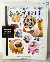 The New Yorker Cover Feb 2010 Baby It&#39;s Cold Outside Jigsaw Puzzle 1000-Complete - £22.74 GBP