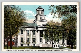Iowa City State University Old Capitol Administration Bldg Postcard A26 - £6.34 GBP