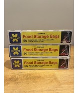 VTG Zayre Discount Storage Bags Food Gallon Size 3 Unopened Boxes Price Tag - $1,464.06 MXN