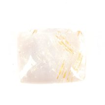 7.02 Carats TCW 100% Natural Golden Rutile Quartz Square Cabochon Quality Gem by - £12.32 GBP