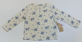 Baby Infant Girls Blouse Shirt Blue Floral Design Various Sizes available - $9.00