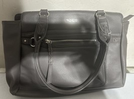 Rosetti Satchel Shoulder Bag Purse Double Handles All Gray - £12.65 GBP