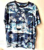 Polo Ralph Lauren Hawaiian Tropical All Over Beach Print Tee T-Shirt Mens Size M - £51.11 GBP