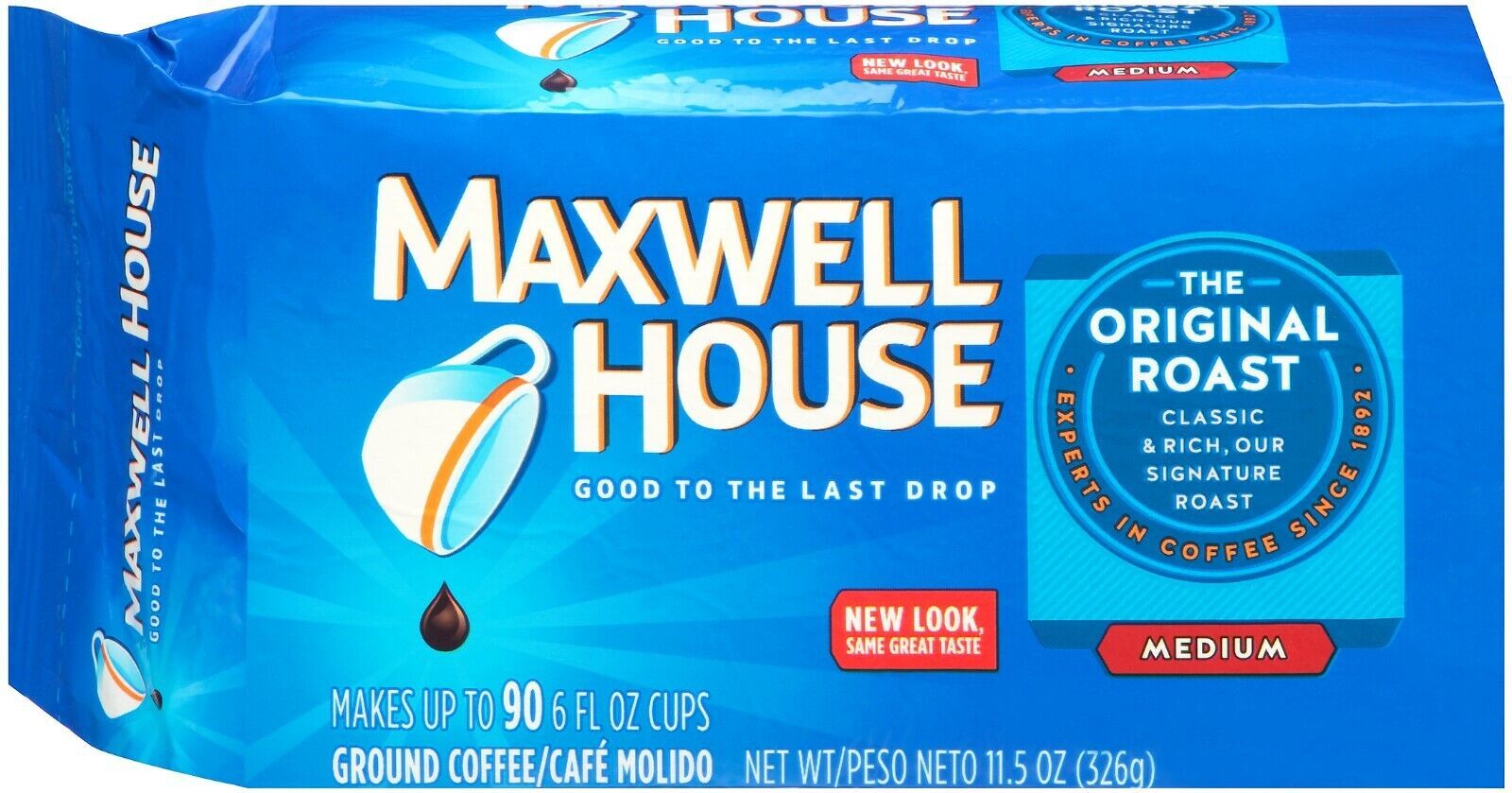 Primary image for 1 Maxwell House ORIGINAL ROAST MEDIUM Custom Roasted Ground COFFEE Vacuum Bag