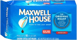 1 Maxwell House ORIGINAL ROAST MEDIUM Custom Roasted Ground COFFEE Vacuu... - $19.02