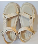 Sketchers Relaxed Fit Memory Foam Woman’s Sandals Size 8 Strap Back - $273.89 MXN