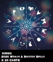 VIRGO STAR SIGN 20 X WEALTH SPELLS CAST VOODOO PIN POINT EXACT WORK - £23.95 GBP