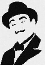 Pepita Needlepoint Canvas: Detective Poirot, 7&quot; x 10&quot; - £39.05 GBP+