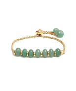 Gempires Green Aventurine Beads Bolo Bracelet Adjustable Bracelet for Wo... - $58.24