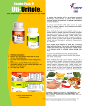 Combo-B- Urinary Tract Infection & Uric Acid Removal combo (Caps 60ct x2) image 2