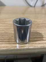 Short 11/16&quot; Craftsman 1/2&quot; Drive 8-Point Star Socket -V- Made In Usa # 44225 - £8.94 GBP