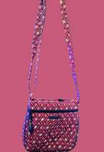 Vera Bradley Katalina Pink Diamond Hipster Crossbody Bag - preowned - £9.34 GBP