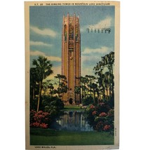 &quot;The Singing Tower&quot;, Mountain Lake Sanctuary, Lake Wales, FL, vtg postcard, 1937 - £7.96 GBP