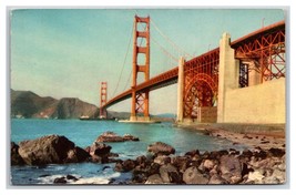 Golden Gate Bridge San Francisco California CA Unused Chrome Postcard O19 - £2.30 GBP