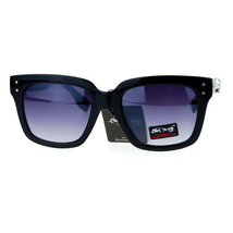Skull Studded Sunglasses Chic Womens Modern Square Frame Shades - £13.06 GBP
