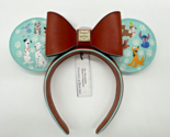 Disney Parks Dooney &amp; and Bourke Dogs Minnie Mouse Ears Headband 2024 Pl... - £193.87 GBP