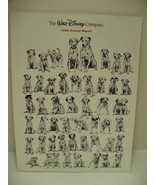 The Walt Disney Company 1996 Annual Report Book Dalmatians Cover Hercule... - $7.64