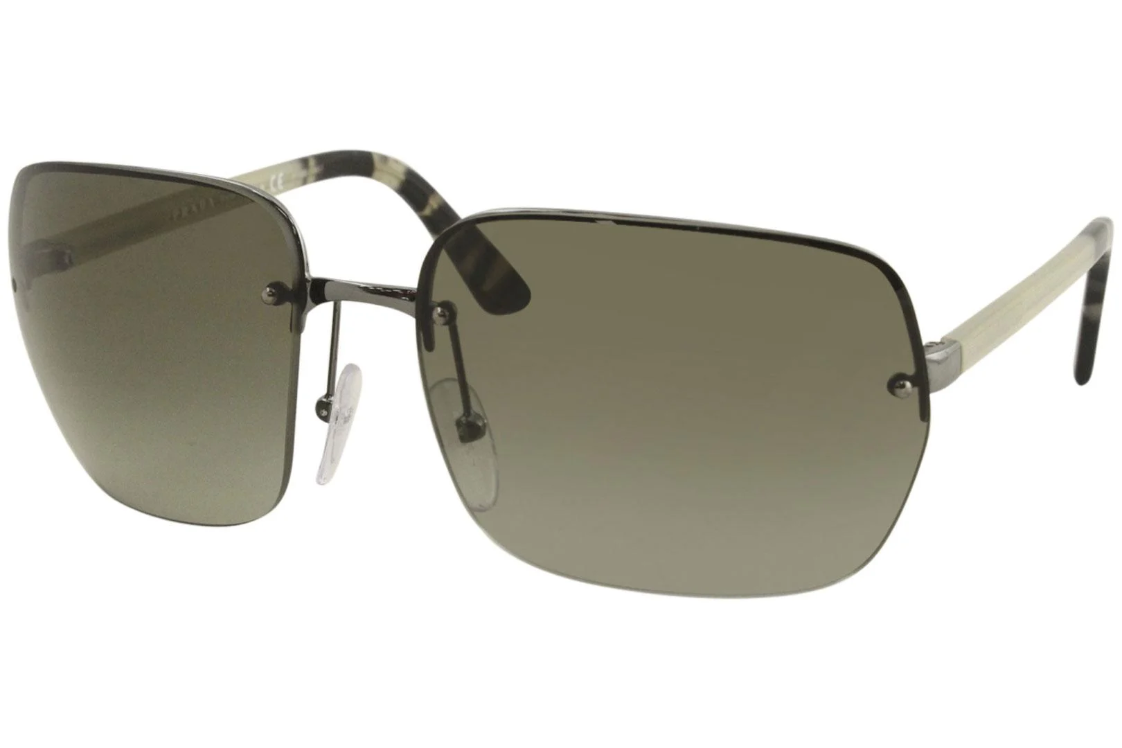 Ada womens spr63v spr 63 v fashion square sunglasses gunmetal green gradient 5av 5o2 1 thumb200
