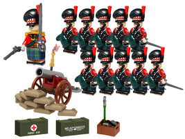 Scottish Bagpipers Custom 11 Minifigures with Weapons &amp; Accessories - £13.11 GBP