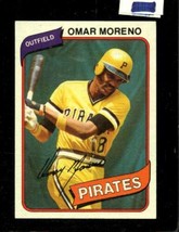 1980 Topps #165 Omar Moreno Exmt Pirates *X93016 - £0.76 GBP