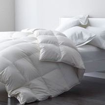 Medium Weight Quilted For All Season Bedding, 100% Cotton Cover,, Ivory White). - £55.28 GBP