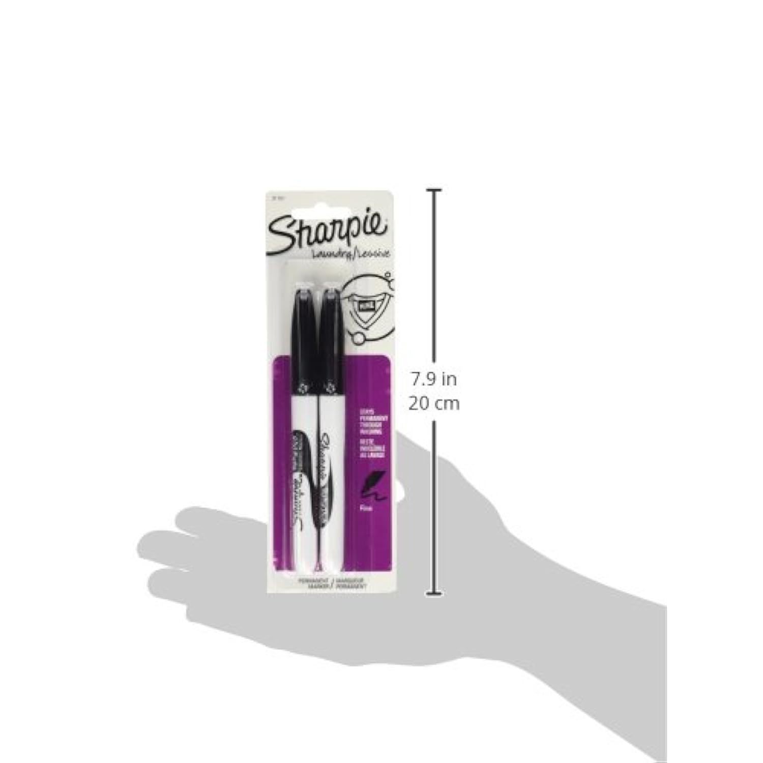 Sharpie Permanent Marker, Chisel Tip, Red, 2 Markers per order (38283)