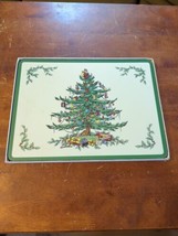 Spode Pimpernel Hard Cork Christmas Tree Place Mats Used - $39.60