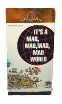It&#39;s a Mad Mad Mad Mad World VHS 2 Tape Set Widescreen Spencer Tracy - £9.54 GBP