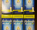 (6 BOTTLES) Refresh Relieva PF Eye Drops (.33oz / 10ml) EXP. 10/2025 &amp; 1... - $67.32