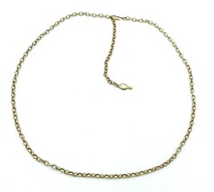 Vintage Sarah Coventry Gold Tone Chain Necklace 24&quot; - £14.09 GBP