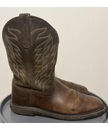 Ariat Boots Square Toe Brown Leather Men’s Size 12EE - $75.00