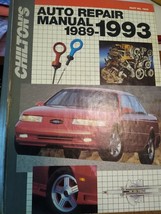 Chilton&#39;s auto repair manual 1989-1993  US &amp; Canadian models   # 7909 - $8.91