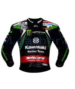 KAWASAKI Men’s GENUINE Leather Motogp Jacket.Motorcycle Racing Leather J... - €152,67 EUR