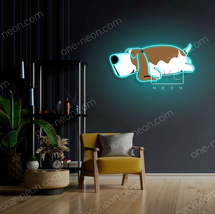 Basset Hound Sleeping | LED Neon Sign - £125.52 GBP+