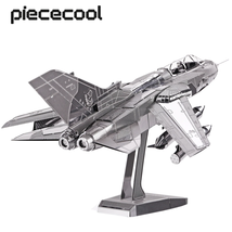 Piececool 3D Metal Puzzles for Adult Tornado Fighter Jets DIY Toy Jigsaw Brain  - £28.79 GBP