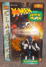 1996 Marvel X-Men Nightcrawler Figure With Light Up Sword New In The Pac... - $29.99