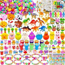 Phaorui 318pc Prefilled Easter Eggs Bulk - 100 Eggs w/ 218 Toys, Gifts, ... - $39.02