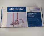 Glacier Bay 2-Handle Laundry Faucet in Rough Brass 238 178 w/ Fittings - $33.14
