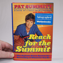 SIGNED Reach For The Summit By Pat Summit HC Book With DJ Tennessee Basketball - £34.26 GBP