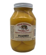 AMISH CANNED PEACHES - 32 oz Quart 1-12 Jar Lot Fresh Homemade in Lancas... - £12.78 GBP+