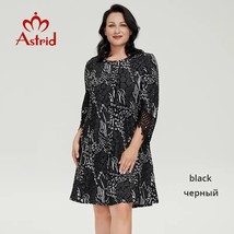 Astrid Autumn Women&#39;s Dresses For Women 2023 Oversize Clothes  Cuffs Black Eveni - £96.05 GBP