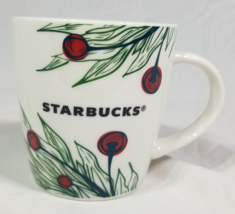 2020 Starbucks Holiday Coffee Cup Holly Berry 12 Oz Mug - £10.16 GBP