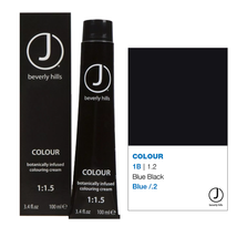 J Beverly Hills COLOUR Botanically Infused Hair Color Cream  - 1B 1.2 Blue Black