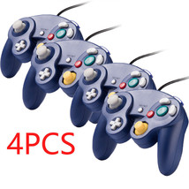 4PCS Purple Wired Controller for Nintendo GameCube Console CLASSIC JOYPAD - £62.13 GBP