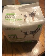 So Phresh Comfort Dry Disposable Dog Diapers, Count of 12 - Open pack - M - $355.23 MXN