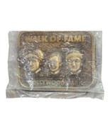 Vintage 1979 Hollywood Park Walk of Fame Bronze Belt Buckle Famous Horse... - $13.50