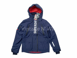 Superdry Mens L Navy Blue Water Resistant Ultimate Rescue Snow Outdoor J... - $108.93