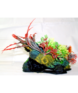 Aquarium Polyresin Log/Plastic Plant Décor 16” x 7” Hollow Tree Trunk/St... - $32.88 CAD